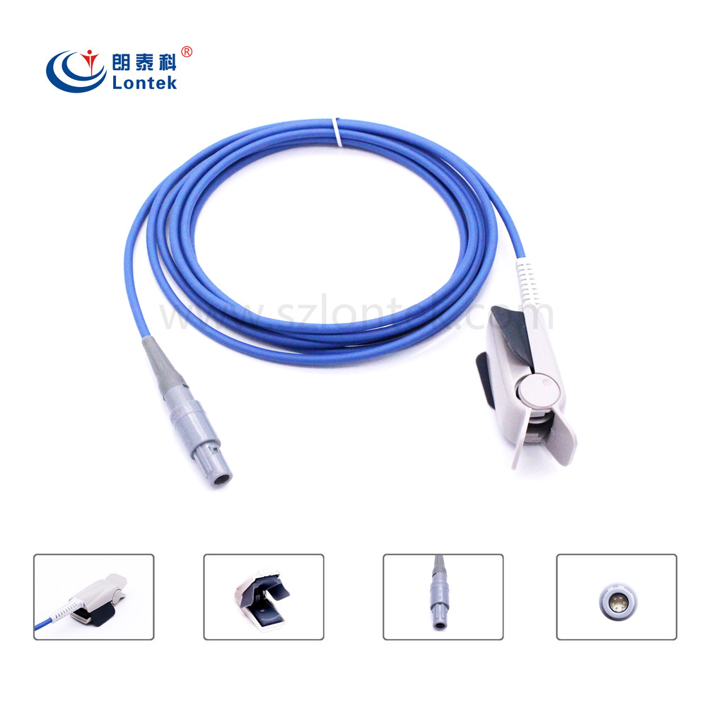 迈瑞PM7000,8000,9000VS800MEC1000,2000监护仪血氧探头成人指夹