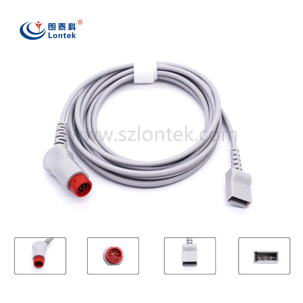 飞利浦 M1567A M1568A有创血压传感器电缆 飞利浦转尤它压力传感