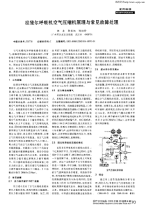 拉斐尔呼吸机空气压缩机原理与常见故障处理 郭赤 2005